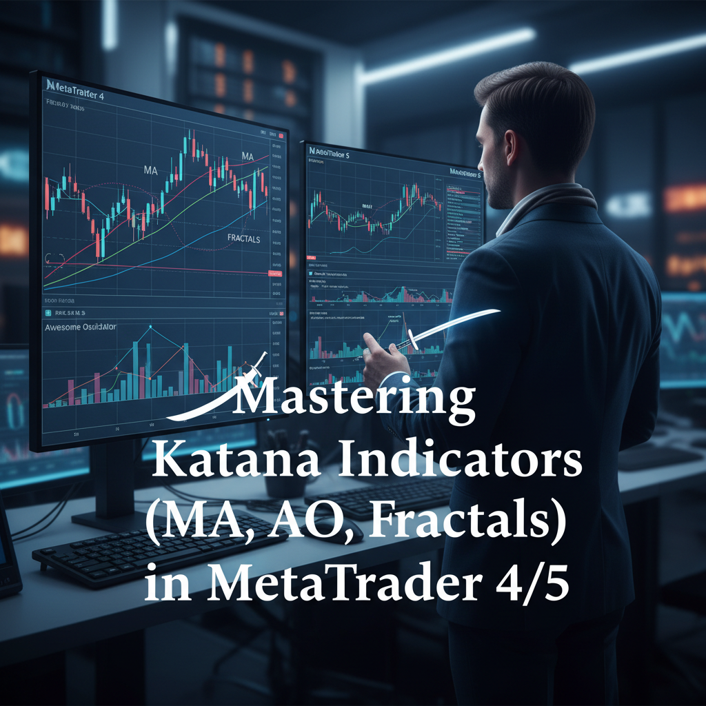 Как использовать индикаторы Катана (MA, AO, фракталы) в MetaTrader 4/5
